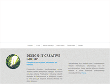 Tablet Screenshot of design-it.pl